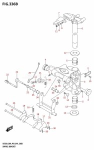 DF25A From 02504F-810001 (P01)  2018 drawing SWIVEL BRACKET (DF25AR,DF30AR)