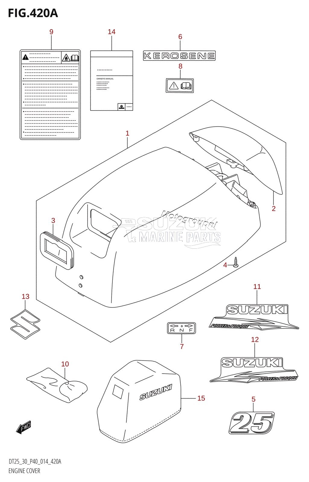 ENGINE COVER (DT25K:P36)