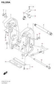 DF250ST From 25004F-910001 (E03)  2019 drawing CLAMP BRACKET (X-TRANSOM,XX-TRANSOM)