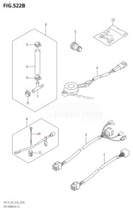 DF175T From 17502F-610001 (E01 E40)  2016 drawing OPT:HARNESS (1) (DF150T:E40)