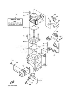 FL200C drawing THROTTLE-BODY