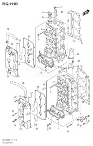 DF250ST From 25004F-710001 (E03)  2017 drawing CYLINDER HEAD (DF225Z:E03)