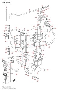 DF250Z From 25003Z-210001 (E01 E40)  2012 drawing FUEL PUMP /​ FUEL VAPOR SEPARATOR (DF200Z:E01)