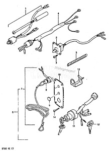 DT60 From 06001-401001 ()  1984 drawing OPT:ELECTRICAL (2)