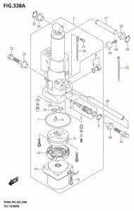 DF9.9B From 00995F-340001 (E03)  2023 drawing TILT CYLINDER (DF9.9BT,DF9.9BTH,DF15ATH,DF20AT,DF20ATH)