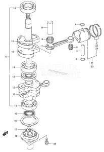 DT8 From 0801-030001 ()  2002 drawing CRANKSHAFT