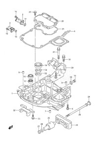 DF 90A drawing Engine Holder