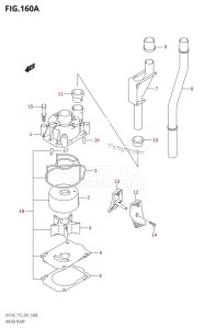 DF150Z From 15001Z-880001 (E01)  2008 drawing WATER PUMP