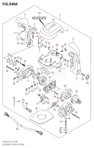 DF300A From 30002P-610001 (E01 E40)  2016 drawing OPT:REMOTE CONTROL ASSY DUAL