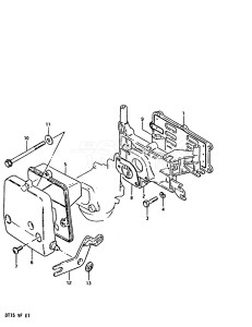 DT15 From 01501-403841 till 408230 ()  1984 drawing INLET CASE