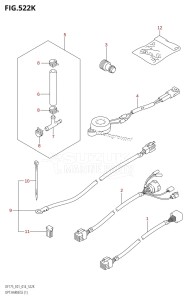 DF175TG From 17502F-410001 (E01 E40)  2014 drawing OPT:HARNESS (1) (DF175T:E40)