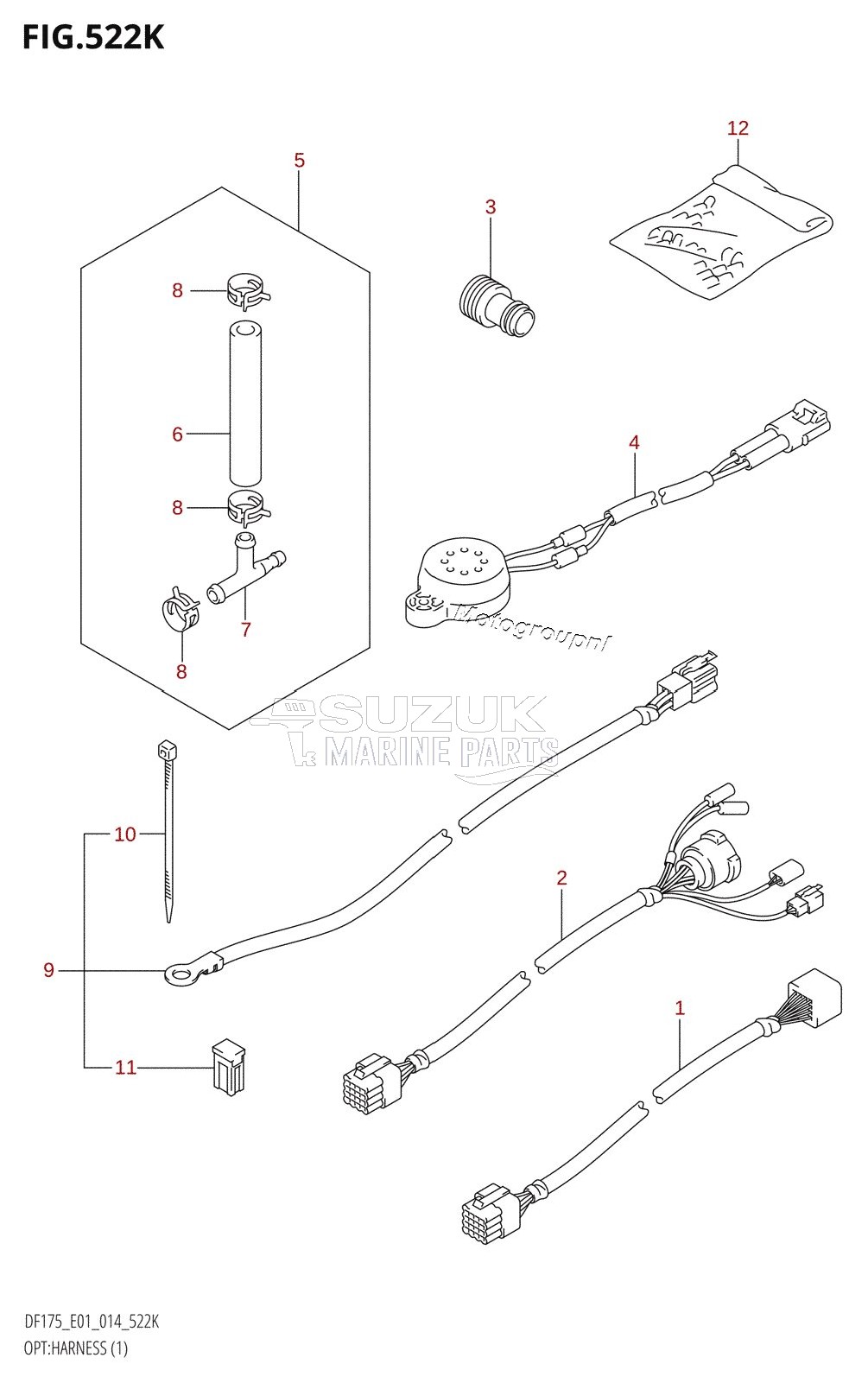 OPT:HARNESS (1) (DF175T:E40)