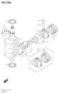 DF9.9B From 00995F-410001 (P03)  2014 drawing CRANKSHAFT