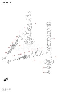 06003F-810001 (2018) 60hp E03-USA (DF60AVT) DF60A drawing CAMSHAFT