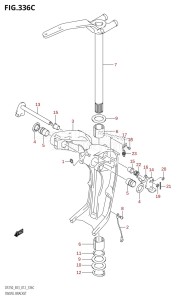 DF225Z From 22503Z-210001 (E03)  2012 drawing SWIVEL BRACKET (DF225T:E03:(X-TRANSOM,XX-TRANSOM))