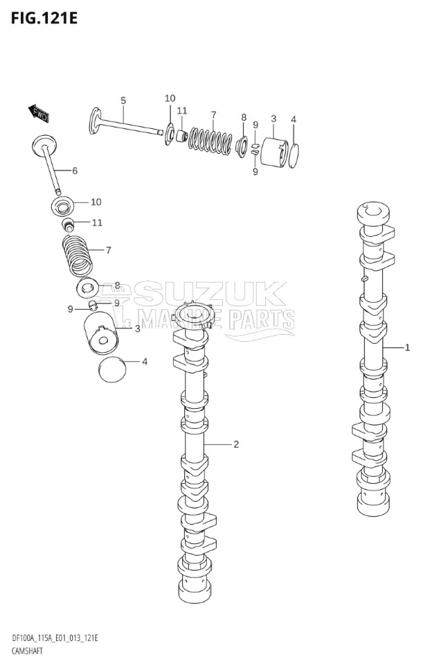 CAMSHAFT (DF115AZ:E01)