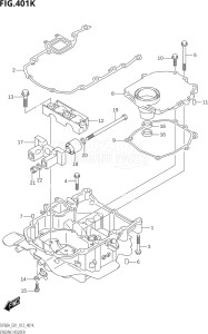 04003F-210001 (2012) 40hp E01-Gen. Export 1 (DF40AQH  DF40AT) DF40A drawing ENGINE HOLDER (DF60ATH:E01)