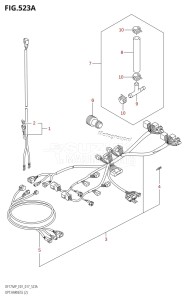 DF175AP From 17503P-710001 (E01 E40)  2017 drawing OPT:HARNESS (2)