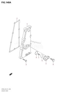 DF70A From 07003F-210001 (E03)  2012 drawing EXHAUST COVER