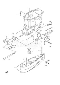 Outboard DF 225 drawing Drive Shaft Housing