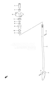 Outboard DF 9.9B drawing Shift Rod