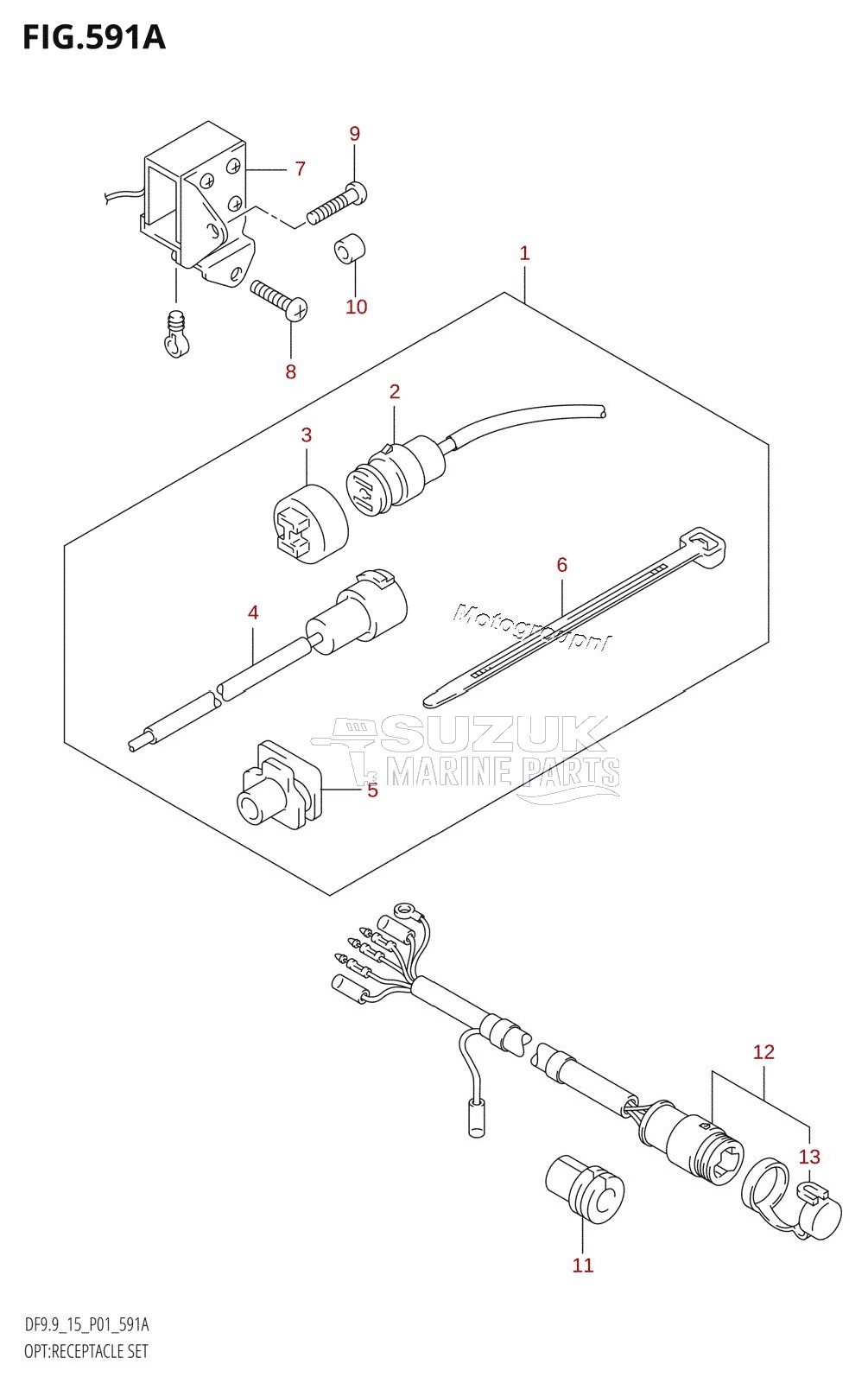 OPT:RECEPTACLE SET (K4)