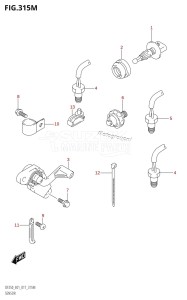 DF200 From 20002F-710001 (E01 E40)  2017 drawing SENSOR (DF250Z:E40)