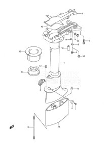 DF 6 drawing Drive Shaft Housing