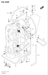 15002Z-510001 (2005) 150hp E01 E40-Gen. Export 1 - Costa Rica (DF150ZG) DF150ZG drawing THERMOSTAT (DF175ZG:E01)