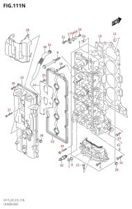 DF175Z From 17502Z-510001 (E01 E40)  2015 drawing CYLINDER HEAD (DF175Z:E01)