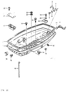 DT15 From 01501-613086 ()  1986 drawing LOWER COVER