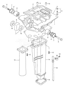 DT85TC From 8501-971001 ()  1999 drawing ENGINE HOLDER