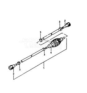 DT140 From 14001-101001 ()  1981 drawing FUEL HOSE