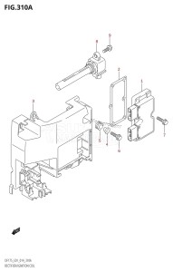 DF150ZG From 15002Z-410001 (E40)  2014 drawing RECTIFIER /​ IGNITION COIL (DF150T:E01)