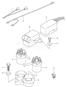 DF25QR From 02501 F-030001 ()  2001 drawing PTT RELAY (TYPE:T)