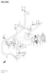 DF50 From 05001F-371001 (E03)  2003 drawing SILENCER (K6,K7,K8,K9,K10)