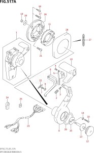 15002Z-110001 (2011) 150hp E01-Gen. Export 1 (DF150Z) DF150Z drawing OPT:CONCEALED REMOCON (1)