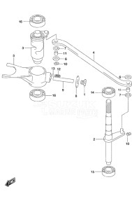 Outboard DF 350A drawing Clutch Rod