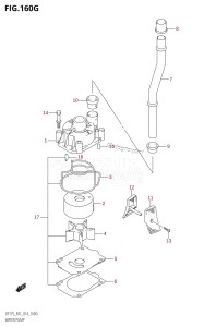 DF175Z From 17502Z-410001 (E01 E40)  2014 drawing WATER PUMP (DF150ZG:E01)