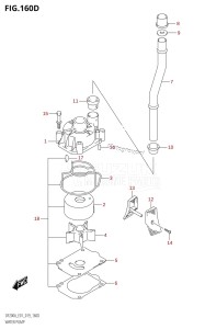 DF150A From 15003F-910001 (E01 E40)  2019 drawing WATER PUMP (DF200AZ:E40)