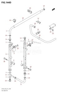 DF200 From 20002F-210001 (E03)  2012 drawing FUEL INJECTOR (DF225Z:E03)