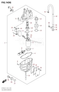 DF140AZ From 14003Z-610001 (E03)  2016 drawing FUEL VAPOR SEPARATOR (DF140AT:E40)