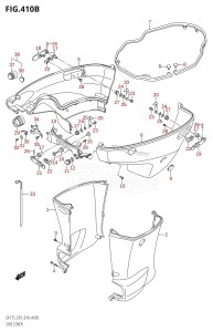 DF175TG From 17502F-410001 (E01 E40)  2014 drawing SIDE COVER (DF150T:E40)