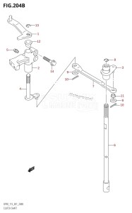 DF90 From 09001F-421001 (E01)  2004 drawing CLUTCH SHAFT (K3,K4,K5,K6)