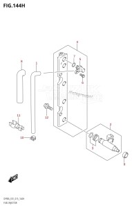 DF80A From 08002F-710001 (E03)  2017 drawing FUEL INJECTOR (DF90A:E40)