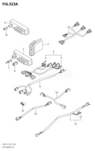 DF60 From 06001F-371001 (E01)  2003 drawing OPT:HARNESS (2) (K8,K9)