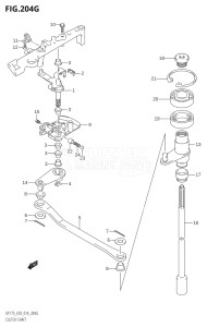 15002F-410001 (2014) 150hp E03-USA (DF150T  DF150TG) DF150 drawing CLUTCH SHAFT (DF175Z:E03)