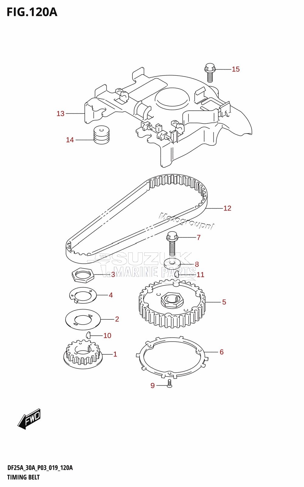 TIMING BELT (DF25A,DF25AT,DF25ATH)