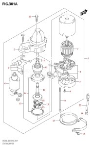 DF225T From 22503F-810001 (E03)  2018 drawing STARTING MOTOR