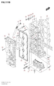 DF200AZ From 20003Z-040001 (E01 E03 E40)  2020 drawing CYLINDER HEAD ((DF200AT,DF200AZ,DF175AT,DF175AZ):023)